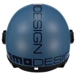 MOMO DESIGN FGTR Classic Open Face Helmet Mono Matt Dusty Blue / Blue