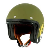 HELSTONS Thunderbolt open face helmet Зеленый