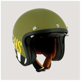 HELSTONS Thunderbolt open face helmet Зеленый