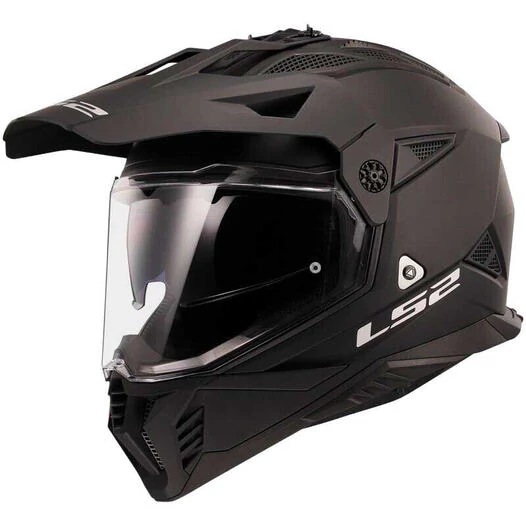 LS2 MX702 Pioneer II full face helmet Черный