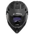 LS2 MX702 Pioneer II full face helmet Черный