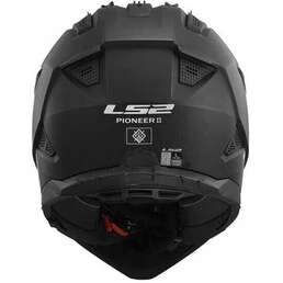 LS2 MX702 Pioneer II full face helmet Черный