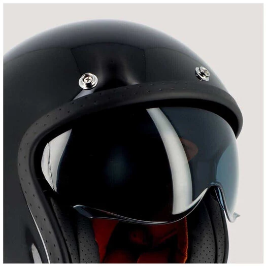HELSTONS Brave open face helmet Черный