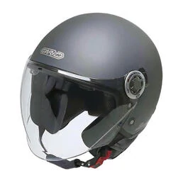 GARI G20 open face helmet Grey Titanium Matte