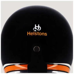 HELSTONS Freedom open face helmet Black / Beige / Orange