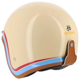 HELSTONS Freedom open face helmet Beige / Blue / Red