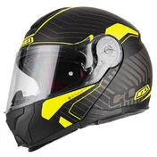 NZI Combi 2 Duo modular helmet Glossy Shell/Matt Chin Bar Sierra Black / Yellow