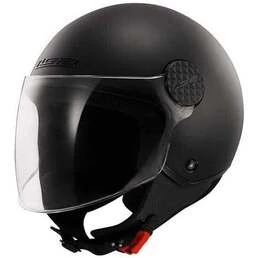 LS2 OF558 Sphere Lux II open face helmet Черный