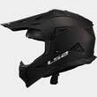 LS2 MX708 Fast II full face helmet Черный