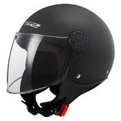 LS2 OF558 Sphere II open face helmet Черный