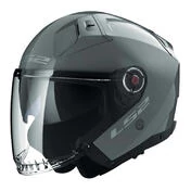 LS2 OF603 Infinity II Nardo open face helmet Серый