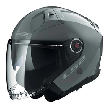 LS2 OF603 Infinity II Nardo open face helmet Серый