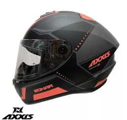 AXXIS FF112C Draken S Sonar Matt Fluor Red мотошлем интеграл розовый матовый