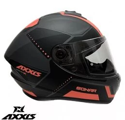 AXXIS FF112C Draken S Sonar Matt Fluor Red мотошлем интеграл розовый матовый