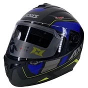 AXXIS FF112C Draken S Wind Matt Blue мотошлем интеграл синий матовый