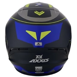 AXXIS FF112C Draken S Wind Matt Blue мотошлем интеграл синий матовый