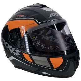 AXXIS FF112C Draken S Wind Matt Fluor Orange мотошлем интеграл оранжевый матовый