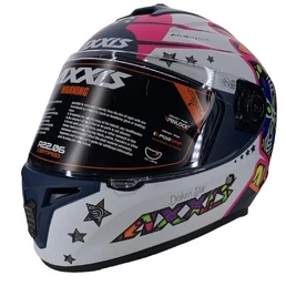 AXXIS FF112D Draken S Star Matt Blue мотошлем интеграл синий матовый