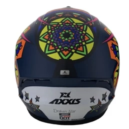 AXXIS FF112D Draken S Star Matt Blue мотошлем интеграл синий матовый