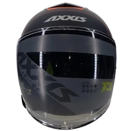 AXXIS OF504SV Mirage SV Trend Matt Fluor Orange мотошлем открытый черный с оранжевым матовый