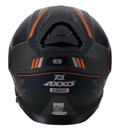 AXXIS OF504SV Mirage SV Trend Matt Fluor Orange мотошлем открытый черный с оранжевым матовый