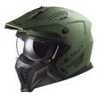 LS2 OF606 Drifter convertible helmet Matt Military Green (размер: xs)