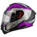 NZI Trendy full face helmet Glossy Metal Black / Purple (размер: xl)