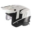 UFO Sheratan open face helmet Черно-белый (размер: xs)