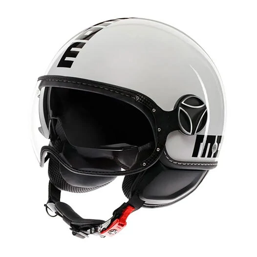 MOMO DESIGN FGTR EVO open face helmet Mono White Quarz / Black (размер: m)