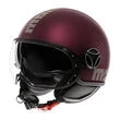 MOMO DESIGN FGTR EVO open face helmet Mono Matt Amarena / Silver (размер: l)