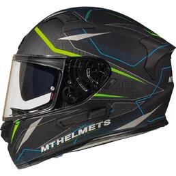 MT HELMETS Kre SV Intrepid full face helmet Matte Green Fluor