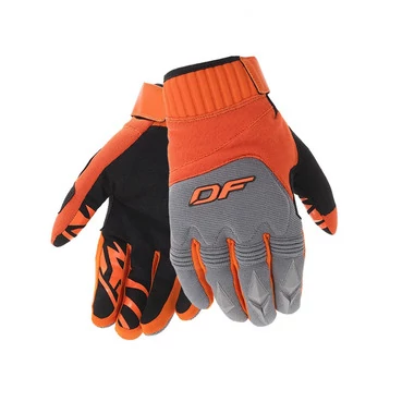 Dragonfly Enduro Gray Orange мотоперчатки оранжевые