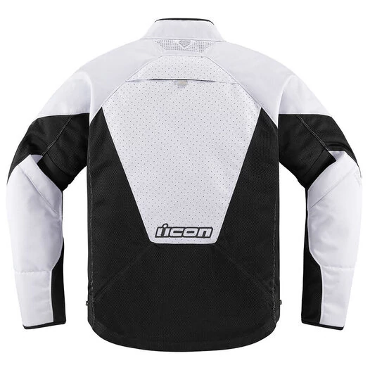 Icon Mesh AF2 CE мотокуртка черная с белыми вставками (размер: 3xl)