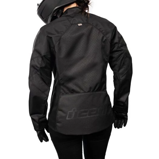 Icon Hooligan CE Wmn мотокуртка черная женская