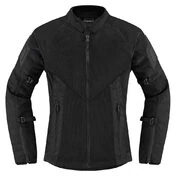 Icon Mesh AF2 CE Wmn Stealth мотокуртка черная женская