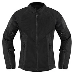 Icon Mesh AF2 CE Wmn Stealth мотокуртка черная женская