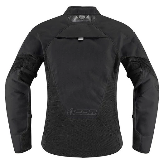 Icon Mesh AF2 CE Wmn Stealth мотокуртка черная женская (размер: xs)