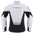 Icon Mesh AF2 CE Wmn White мотокуртка черная с белыми вставками (размер: m)