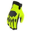 Icon Hooligan CE Hi-Viz мотоперчатки желтые (размер: s)