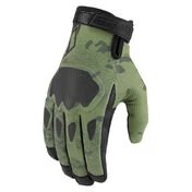 Icon Hooligan CE Green Camo мотоперчатки зеленые