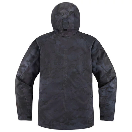 Icon PDX3 CE Dark Camo черная мотокуртка