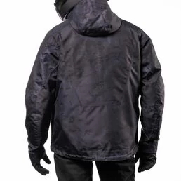 Icon PDX3 CE Dark Camo черная мотокуртка