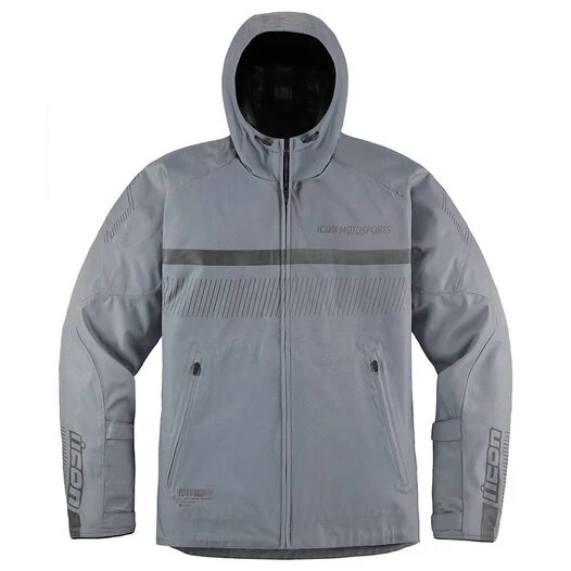 Icon PDX3 CE Grey серая мотокуртка (размер: s)