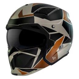 MT Helmets Streetfighter SV S P1R convertible helmet Matt Beige / Black