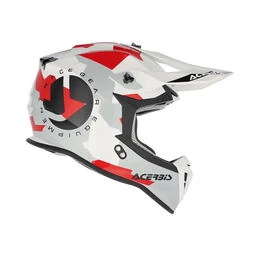 Acerbis Linear 2206 Мотошлем White Grey Серый