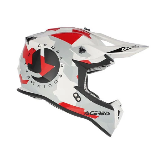 Acerbis Linear 2206 Мотошлем White Grey Серый
