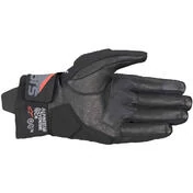 Alpinestars COROZAL V3 DRYSTAR Leather Motorcycle мотоперчатки Black Deep Grey Fluorescent Red
