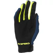 Acerbis MX LINEAR 2.0 Blue Yellow Cross Motorcycle мотоперчатки