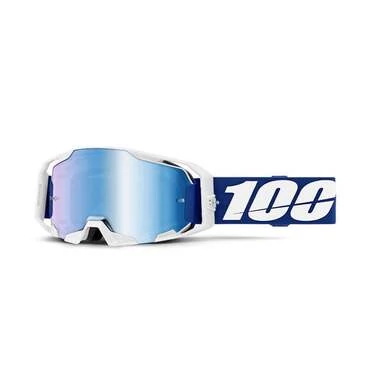 100% Armatic Goggle Blue Mirrored Синий