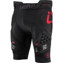 LEATT Impact 3DF 5.0 Protective Shorts Красно-черный